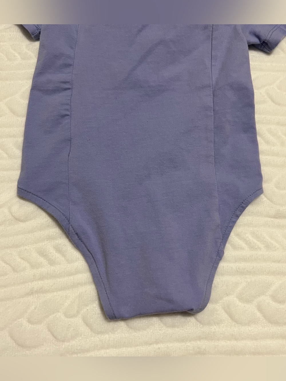 ๐ Zara - Girls Lavender Ruffle Sleeve One-Piece Bodysuit - Picture 7 of 7